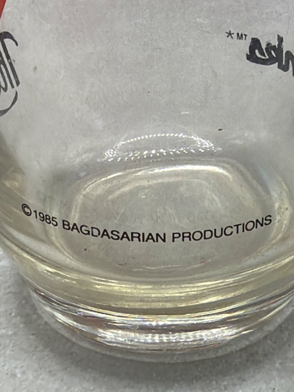Vintage 1985 Alvin & The Chipmunks Theodore Glass Tumbler By Bagdasarian - Picture 5 of 5